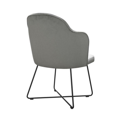 Chaise 6x Chaise rembourrée de salle à manger TV Club Siège de tissu Fauteuil Ensemble nouveau Salon