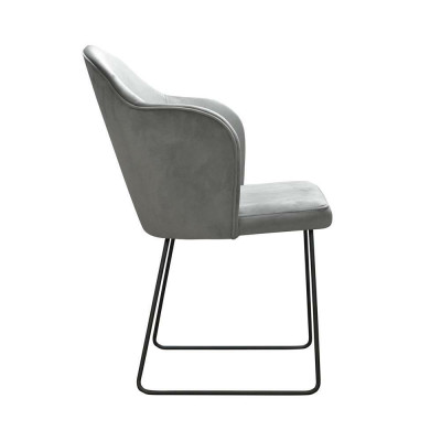 Chaise 6x Chaise de salle à manger Fauteuil TV Salon Club Siège en textile Ensemble de fauteuils