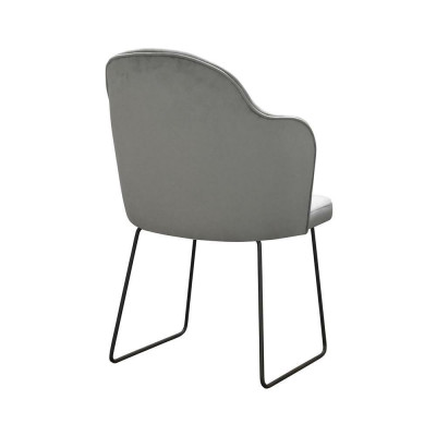 Chaise 6x Chaise de salle à manger Fauteuil TV Salon Club Siège en textile Ensemble de fauteuils