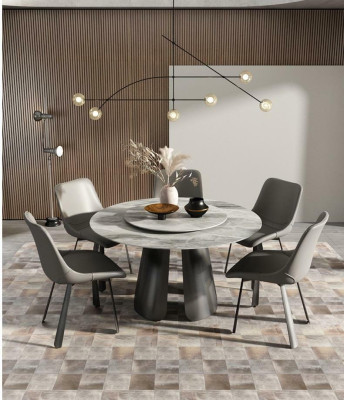 Ensemble de chaises de groupe de chaises d'hôtel rembourrées Suite 6x Groupes en acier inoxydable Fauteuil