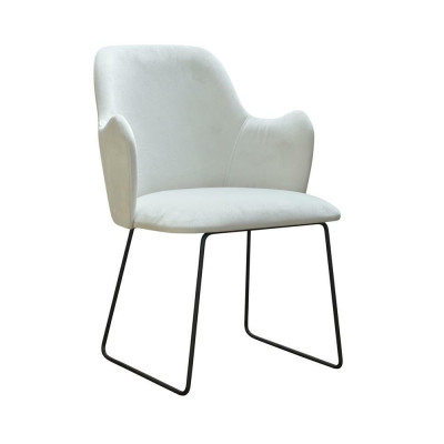 Chaise 6x Chaise de salle à manger Chaise rembourrée Fauteuil Siège en textile Set de fauteuil neuf Club TV