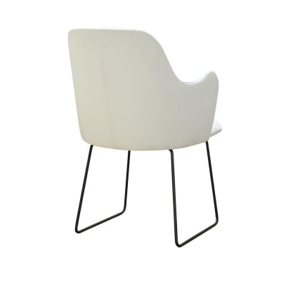 Chaise 6x Chaise de salle à manger Chaise rembourrée Fauteuil Siège en textile Set de fauteuil neuf Club TV