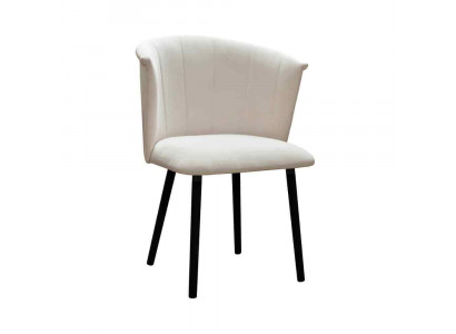 Chaise 4x Salle à manger TV Chaise Rembourrée Lounge Club Siège Fauteuil en Tissu Ensemble