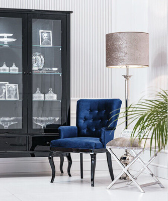 Chaise Fauteuil Lehn Siège Rembourrage Chaises Designer Chesterfield Tissu Brillant