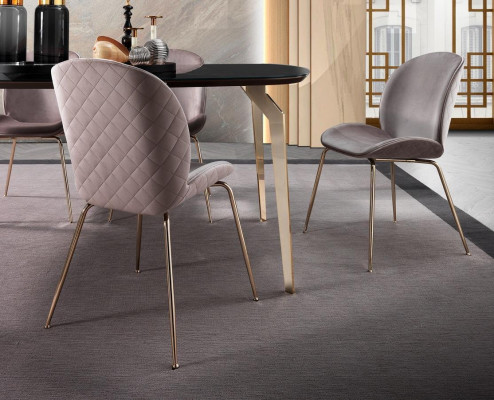 Salle à manger Chaises Bois Luxe Fauteuil Chaise Beige Fauteuil Mobilier de salon neuf