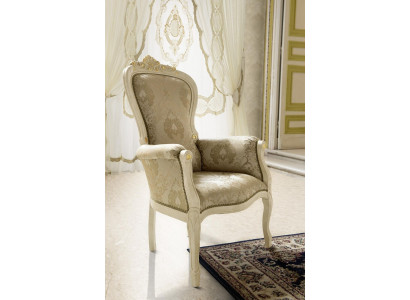 Salle à manger Chaise Fauteuil Ensemble Club avec accoudoirs Fauteuil de luxe Chaises Meubles Italie