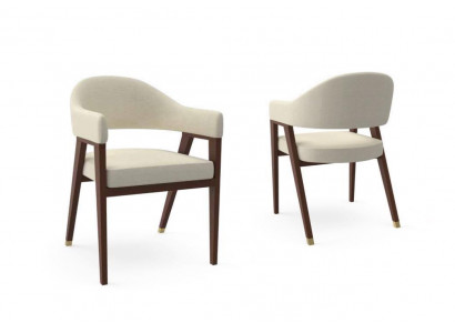 Chaises design Rembourrage Chaise d'hôtel Tissu Bois Mobilier de salle à manger neuf