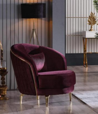 Siège de concepteur de fauteuil moderne Tissu de rembourrage de siège Mobilier textile Meubles de salon