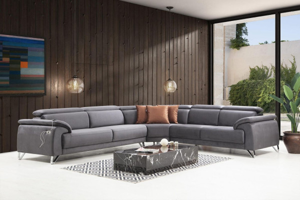 Canapé Canapé Canapé d'angle Canapé en L Canapé rembourré Mobilier de siège Moderne Mobilier de luxe Salon