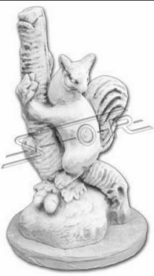 Décoration de jardin Furet Patio Figurines en pierre Figure Statue Sculpture