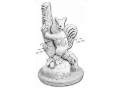 Décoration de jardin Furet Patio Figurines en pierre Figure Statue Sculpture