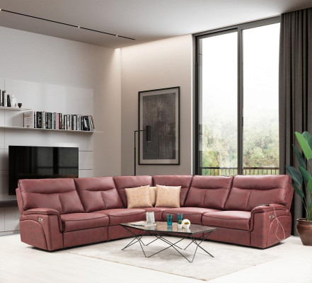 Canapé d'angle moderne Relax Siège Meubles de luxe Salon Canapé Canapé en forme de L nouveau