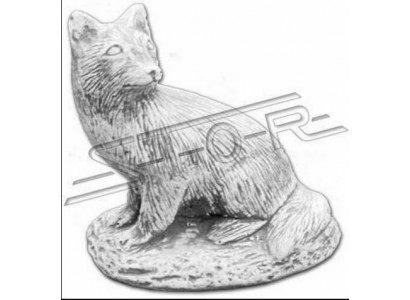 Décoration de jardin Renard Patio Pierre Figurines Figure Statue Décorative