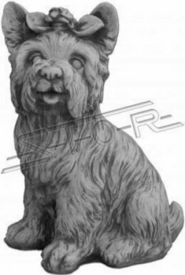 Décoration de jardin Chien Patio Pierres Figures Statue de Marguerite