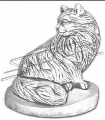 Décoration de jardin Statue de chat Sculpture Figures Sculptures Design