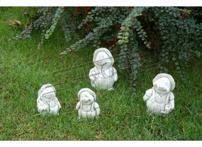 Décoration de jardin Hérisson Figurines en pierre de patio Figure Caricature Statue décorative