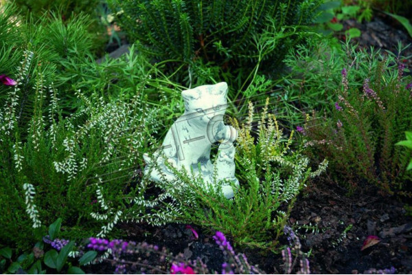 Décoration de jardin Statue de chat et de souris Sculpture Figurines Sculptures