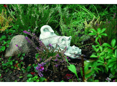 Décoration de jardin Statue de chat Sculpture Figurines Sculptures blanches Design