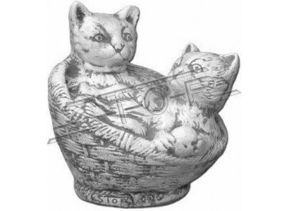Décoration de jardin Chat Patio Pierres Figures Figurine Statue Décorative Sculpture 494