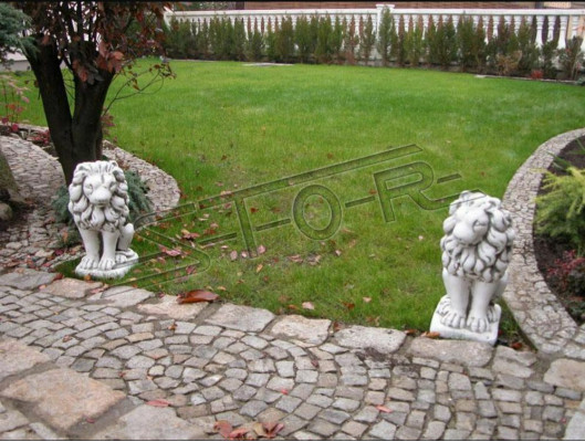 Décoration de jardin Statue de lion Sculpture Figures Sculptures de nature Designer