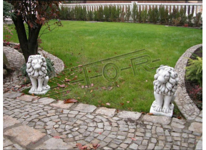 Décoration de jardin Statue de lion Sculpture Figures Sculptures de nature Designer