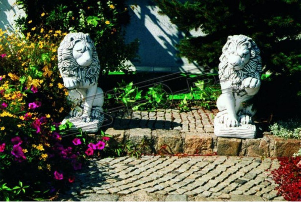 Décoration de jardin Statue de lion Sculpture Figurines Sculptures Nature Designer