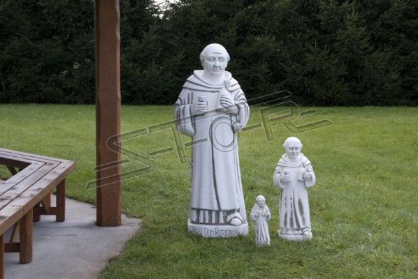 Décoration de jardin Statue de moine Sculpture Figurines Sculptures Designer