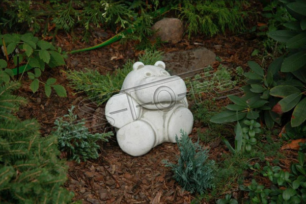 Décoration de jardin Statue d'hippopotame Sculpture Figures Sculptures Designer