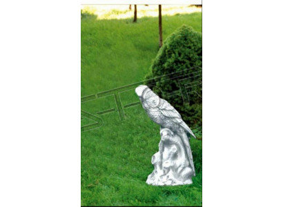Décoration de jardin Perroquet Figure de pierre de terrasse Statue de statue