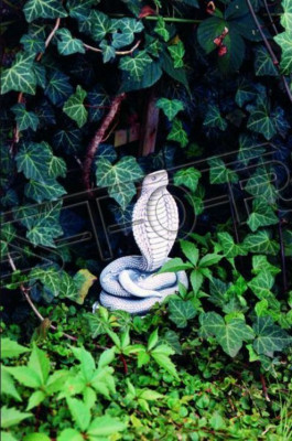 Décoration de jardin Serpent Patio Figurines en pierre Statue Sculpture