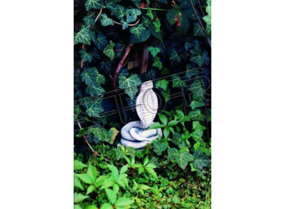 Décoration de jardin Serpent Patio Figurines en pierre Statue Sculpture