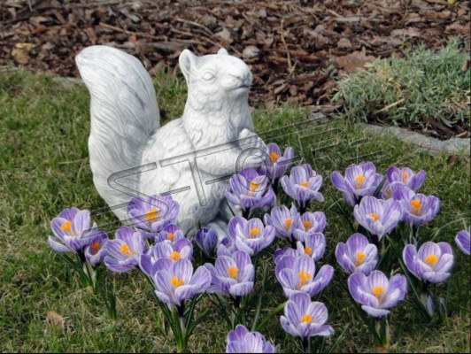 Décoration de jardin Patio Pierre Figures Statue Sculpture Décoration