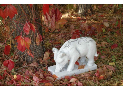 Décoration de jardin sanglier terrasse figures en pierre décoratives