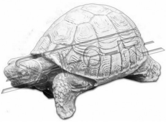 Figurine de décoration de tortue de jardin Patio 523 Statue Sculpture