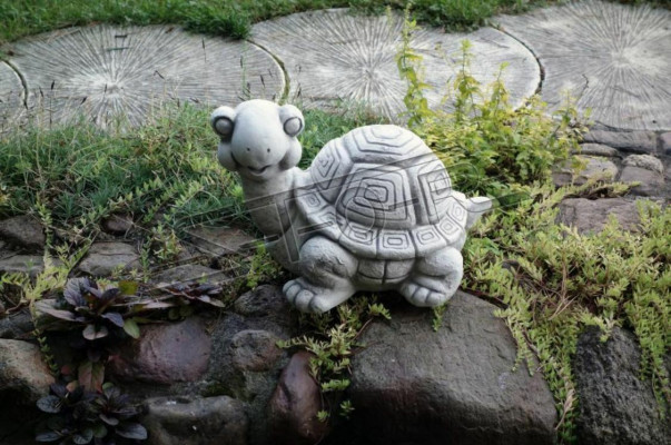 Décoration de jardin en forme de tortue pour patio S103086 statue sculpture