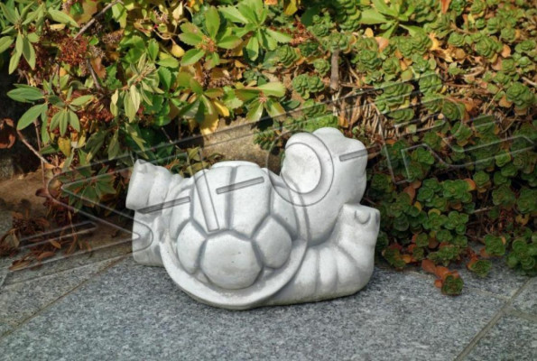Décoration de jardin en forme de tortue pour terrasse Statue S103099