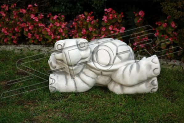 Décoration de jardin en forme de tortue en pierre, statue de décoration de patio