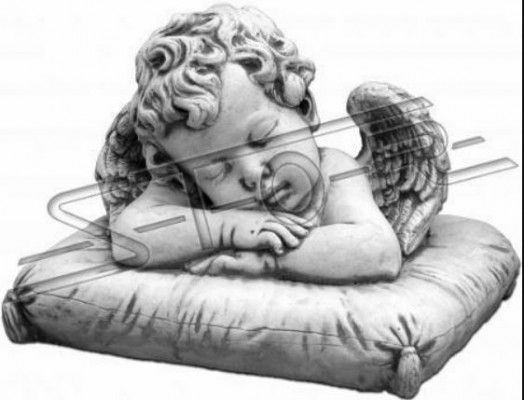 Ange de la tombe, ange gardien, décoration de tombe, figure d'ange décorative, tombe.