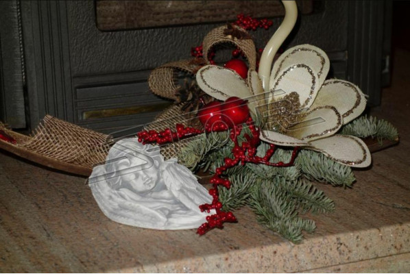 Ange gardien de la tombe Décoration funéraire classique Ange figurine Ange gardien.currentTimeMillisaregarderUneigeupleinissement