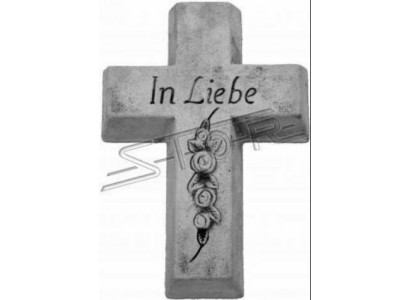 Grave Ange Kreuz Grab Klassische Dekorative Grabdekoration Steindekoration Statue