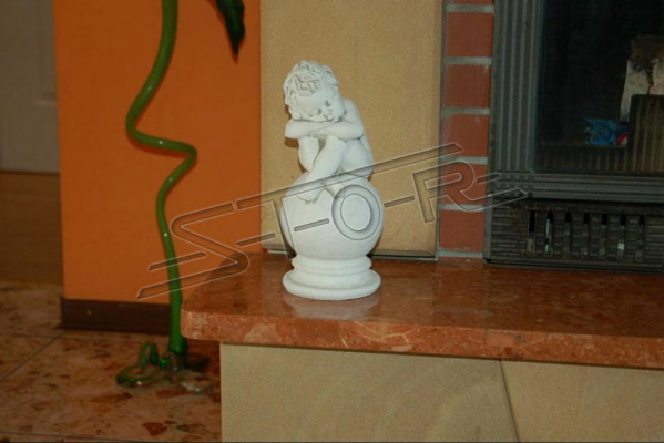 Décoration de tombe, décoration en pierre tombale, figure d'ange, sculpture de décoration, Dieu Saint