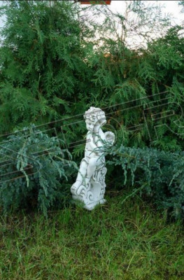 Décoration de tombe décoration de pierre tombale figurine sculpture d'ange décoration divine sainte