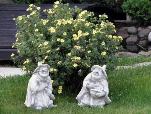 Sorcière 29cm Sculpture Figure Statue de Jardin Statues de Figures