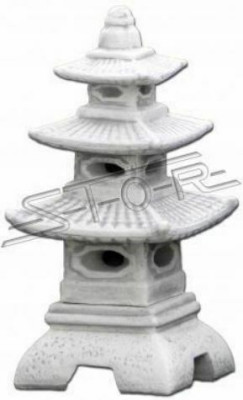 Lampes de jardin japonais Décoration Éclairage Blanc Naturel Bain d'oiseaux