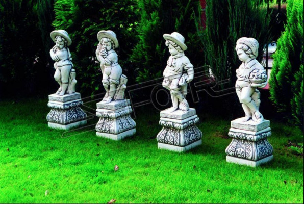 Garçon figure statue de 70 cm sculptures statues de jardin