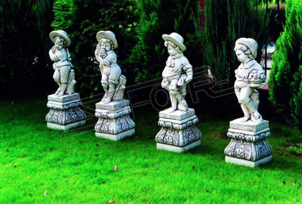 Garçon 70cm Figur Statue Figure Sculpture Statues Décoration de jardin