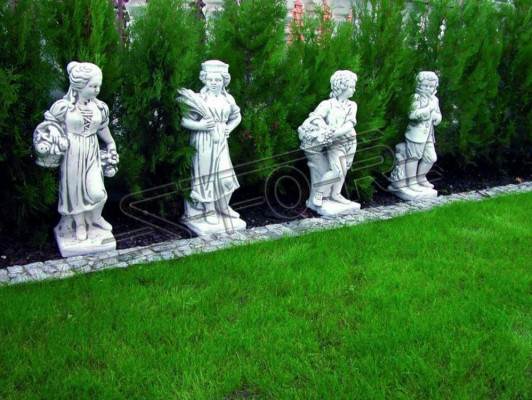 Garçon 75cm Figur Statue Figuren Skulptur Statuen Garten Dekoration