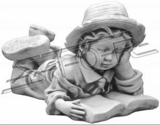Garçon Garçon 31cm Figurine Statue Figures Sculpture Statues Décoration de Jardin
