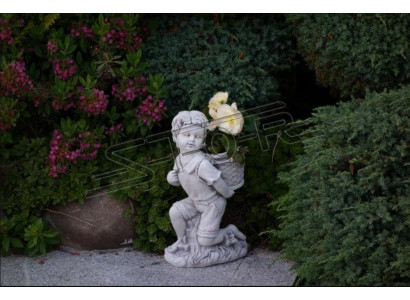 Garçon Garçon 40cm Figur Statue Figures Sculpture Statues Jardin