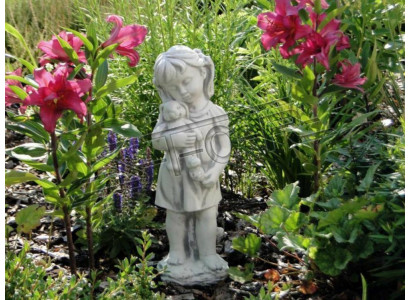 Enfant 44cm Sculpture Design Figure Statue Figures de jardin Statues